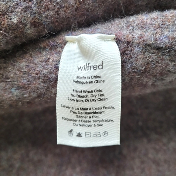 Wilfred Olivie Long Mohair Sleeveless Sweater Vest Brown Womens Small Lagenlook - Picture 7 of 8